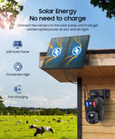 4K Dual Lens 20W 50X Zoom 4G Solar Camera