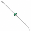 CURREN Emerald Luxury 4-Piece Jewelry & Watch Gift Set