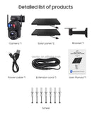 4K Dual Lens 20W 50X Zoom 4G Solar Camera