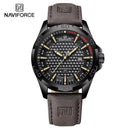 NAVIFORCE 9128 Luxury Military Sport Watch – Genuine Leather Tactical Series