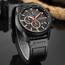 CURREN 8291 Luxury Men’s Chronograph – Waterproof Business Sport Watch