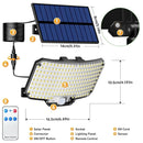 Solar Indoor/Outdoor Split Wall Light - 234 LED Motion Sensor