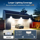 Solar Indoor/Outdoor Split Wall Light - 234 LED Motion Sensor