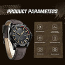 NAVIFORCE 9128 Luxury Military Sport Watch – Genuine Leather Tactical Series